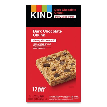 KIND KIND Bar, Dark Chocolate Chunk, 12 PK 18082